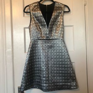 Alice and Olivia deep V dress